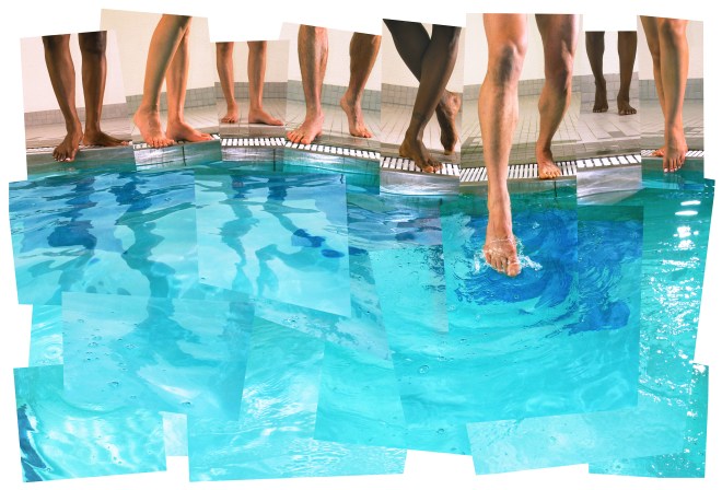 FEET AT POOL EDGE  2003