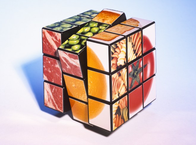 RUBIK'S FOOD GROUP CUBE  1998